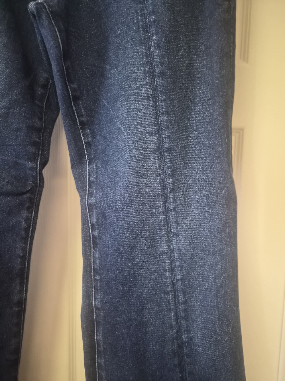 Express Dark Blue Flare Jeans - Picture 4 of 8